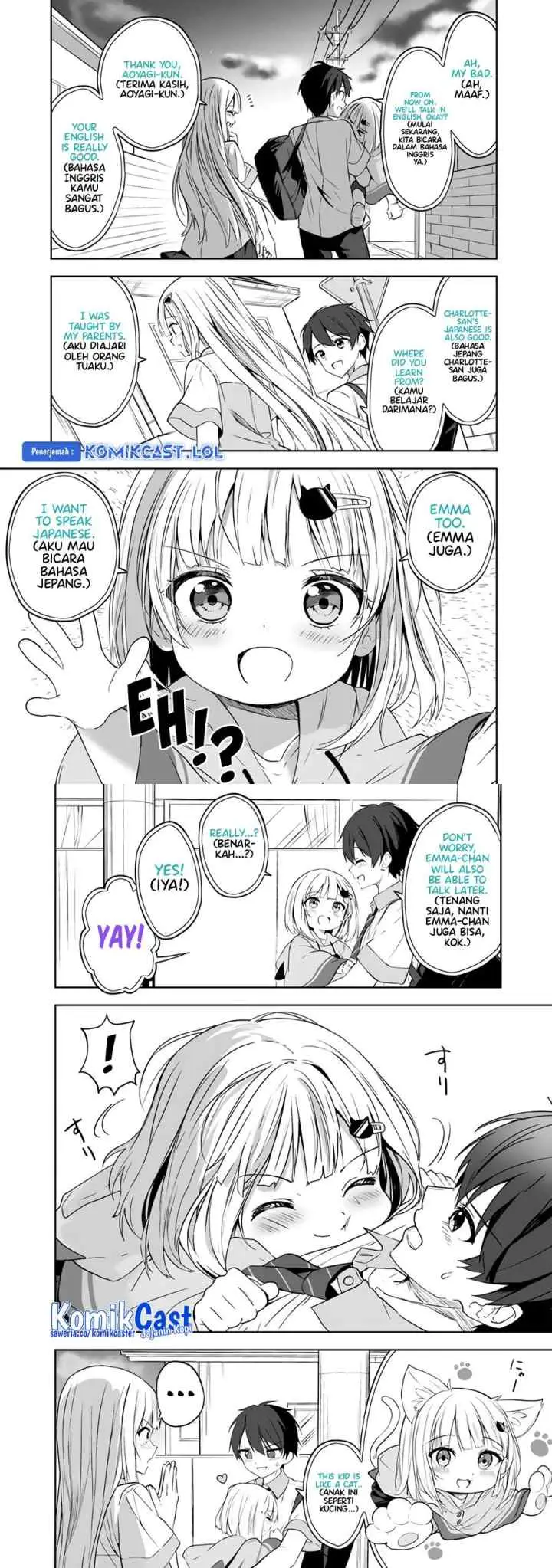 Maigo ni Natteita Youjo o Tasuketara, Otonari ni Sumu Bishoujo Ryuugakusei ga Ie ni Asobi ni Kuru You ni Natta Ken ni Tsuite chapter 2 halaman 6