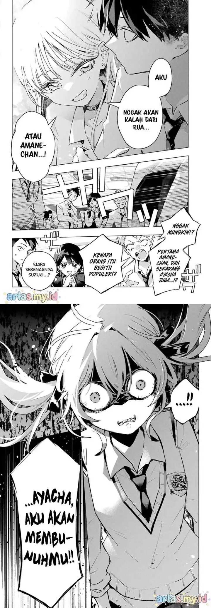 Anta to Osananajimitte dake demo Iyananoni! ~Zekkou kara Hajimaru S-kyuu Bishoujo to no Gakuen Nariagari Seikatsu~ chapter 10 halaman 11