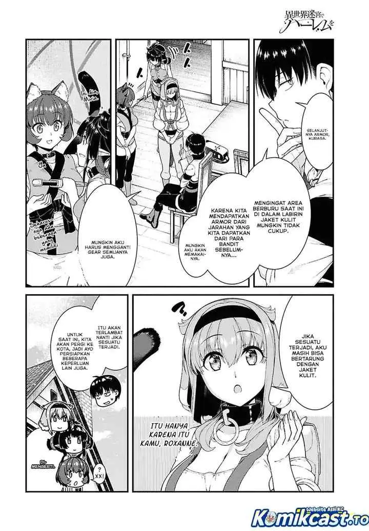 Isekai Meikyuu de Harem wo chapter 104 halaman 10