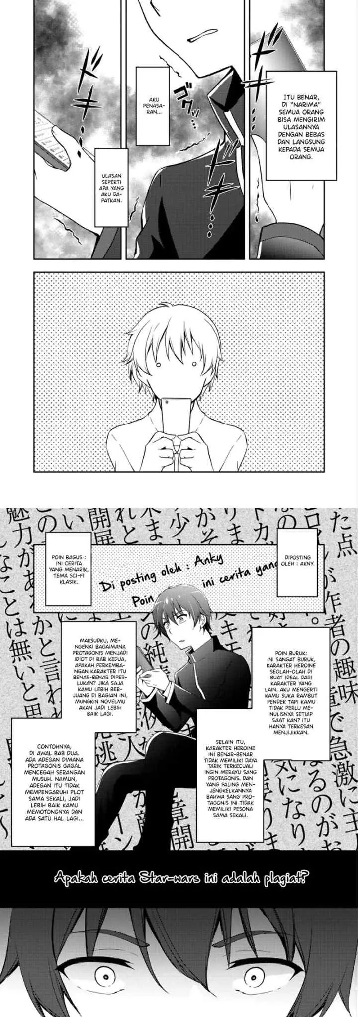 I Used a Novel Posting Site and The Most Beautiful Girl in My Class Turned out to Be a Reader chapter 1 halaman 6