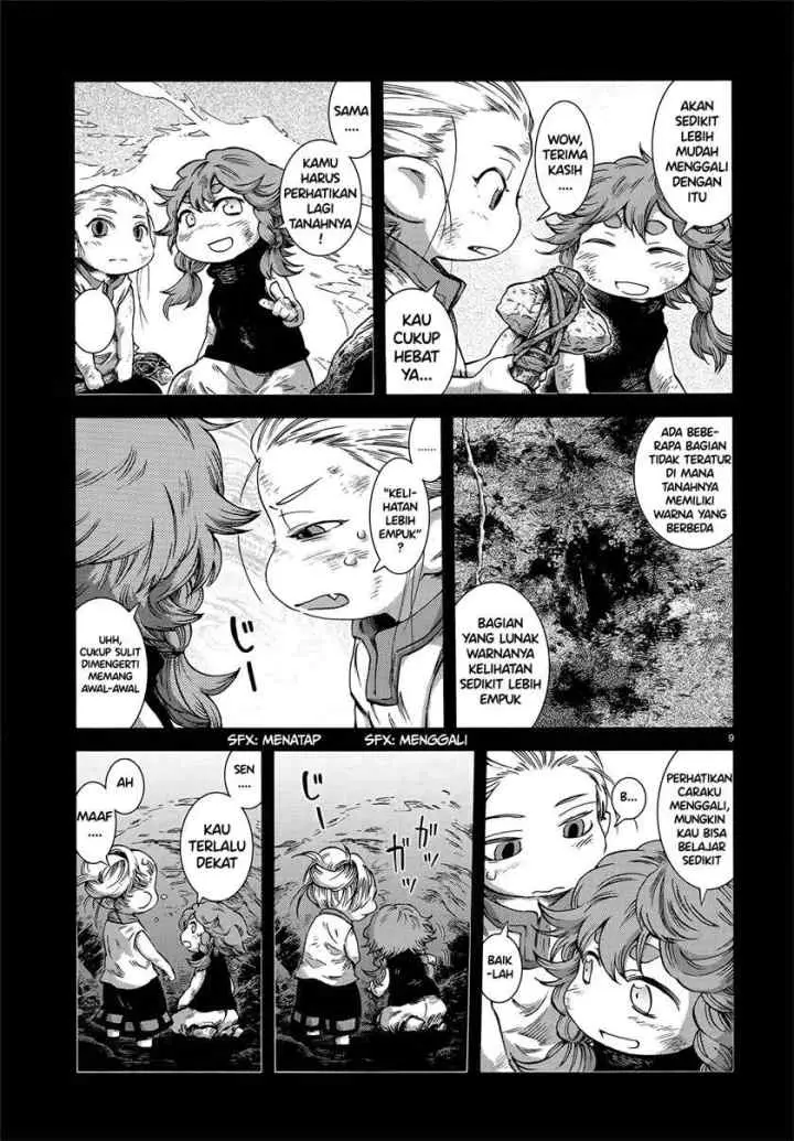 Hakumei to Mikochi chapter 56 halaman 9