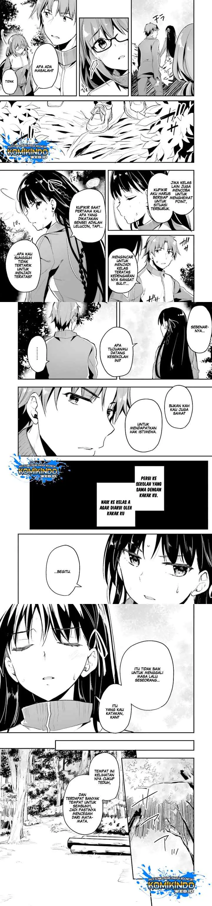 Youkoso Jitsuryoku Shijou Shugi no Kyoushitsu e chapter 17 halaman 5
