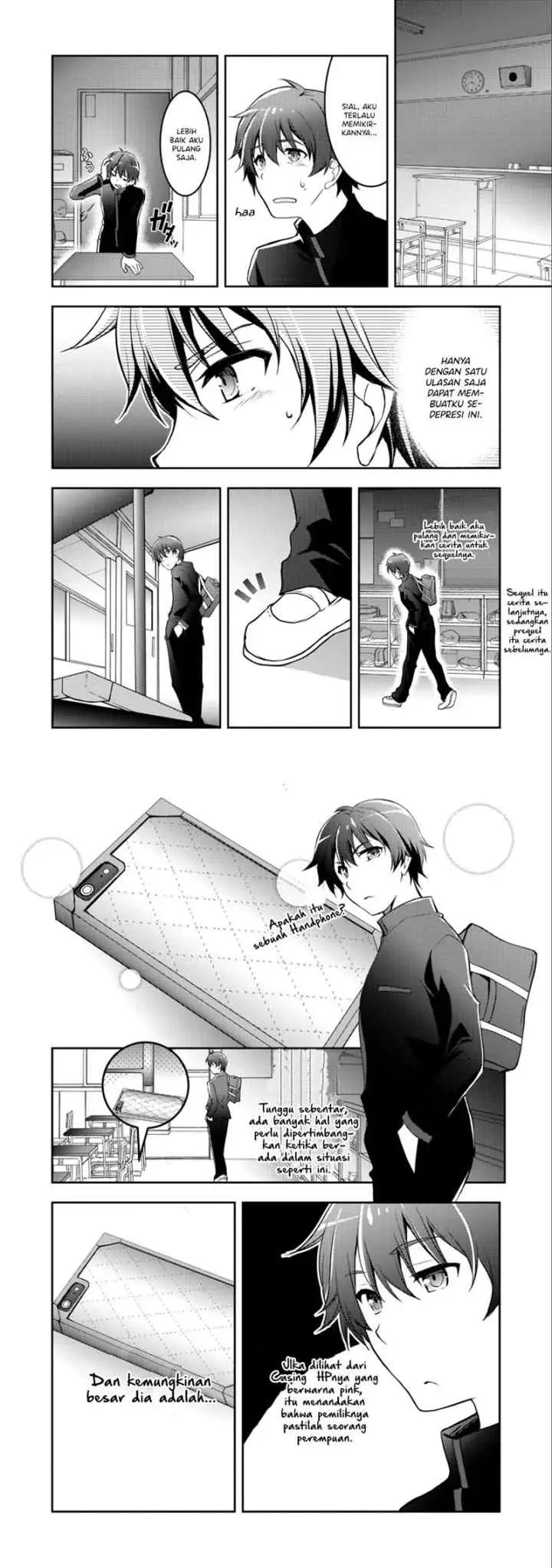 I Used a Novel Posting Site and The Most Beautiful Girl in My Class Turned out to Be a Reader chapter 1 halaman 8