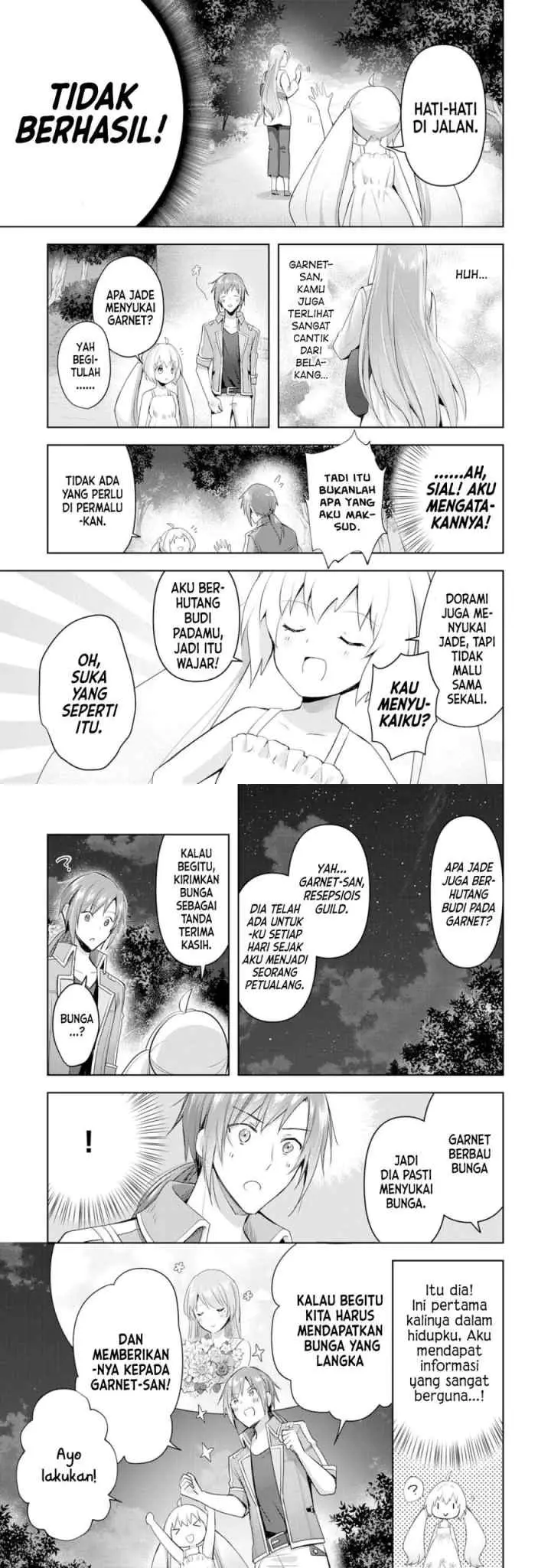 Uketsukejo ni Kokuhaku Shitakute Girudo ni Kayoitsumetara Eiyu ni Natteta chapter 3 halaman 11