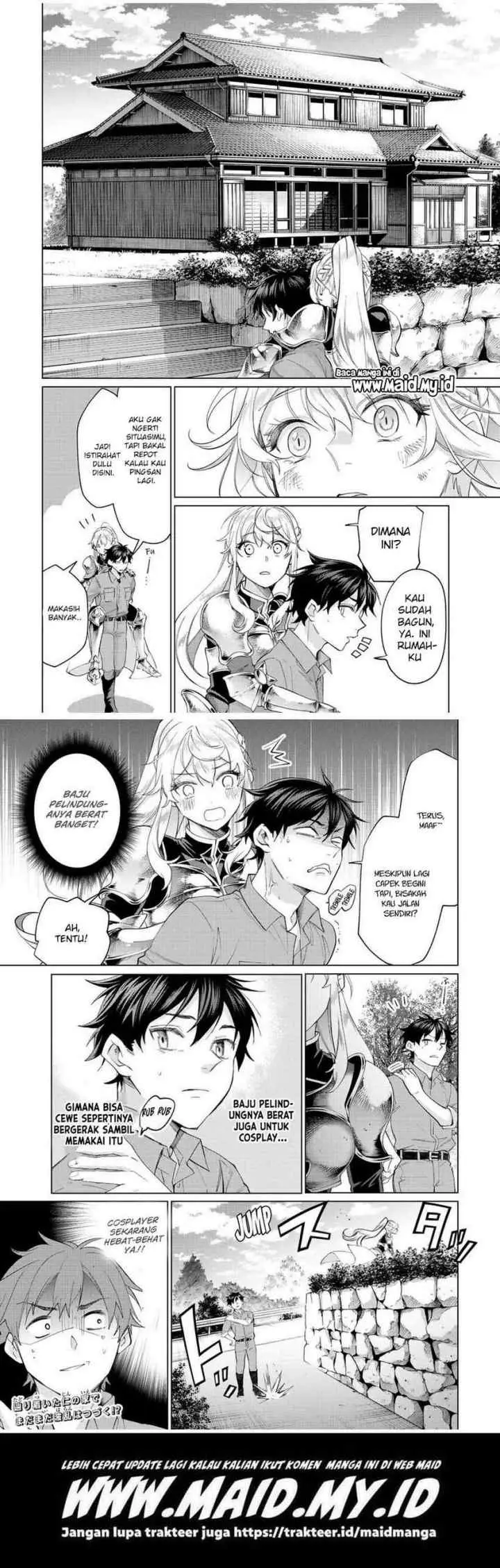 Tanbo de Hirotta Onna Kishi, Inaka de Ore no Yome da to Omowareteiru chapter 1 halaman 13