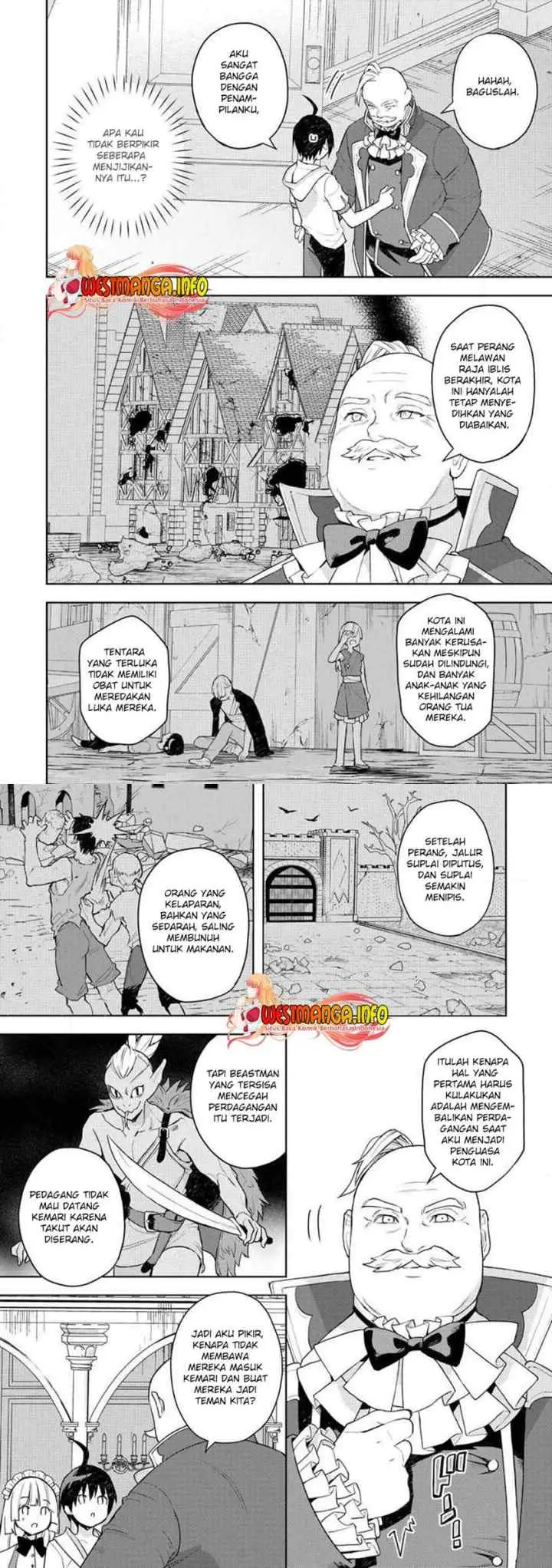 Shitennou Sai Jakudatta Ore. Tensei Shitanode Heionna Seikatsu wo Nozomu chapter 11 halaman 10