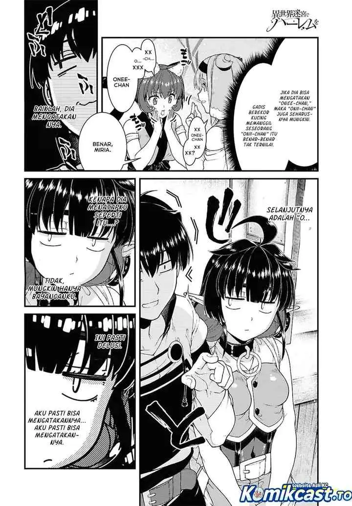 Isekai Meikyuu de Harem wo chapter 104 halaman 4