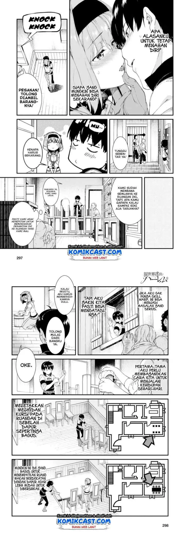 Isekai Meikyuu de Harem wo chapter 26 halaman 12