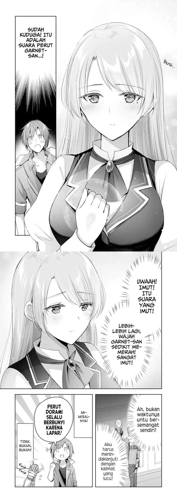 Uketsukejo ni Kokuhaku Shitakute Girudo ni Kayoitsumetara Eiyu ni Natteta chapter 5 halaman 4