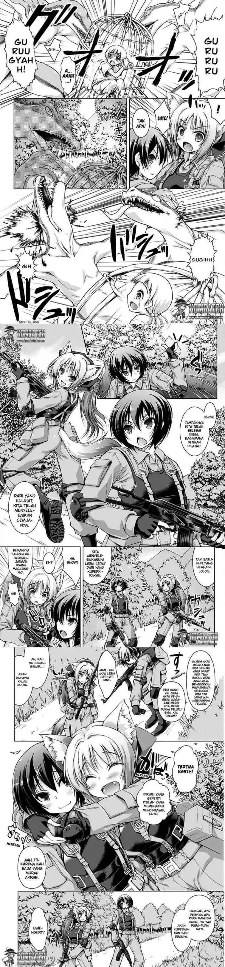 Gunota ga Mahou Sekai ni Tensei Shitara, Gendai Heiki de Guntai Harem o Tsukucchaimashita!? chapter 1 halaman 6