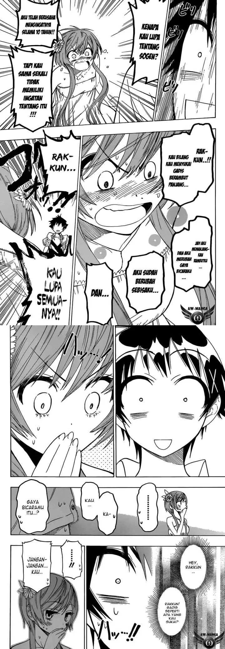 Nisekoi chapter 35 halaman 14