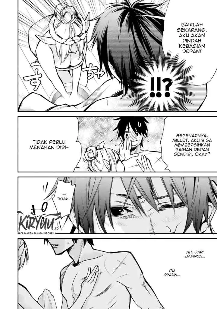 Saikyou no Madoshi. Hisa ni Ya wo Ukete Shimatta no de Inaka no Eihei ni Naru chapter 10.2 halaman 8