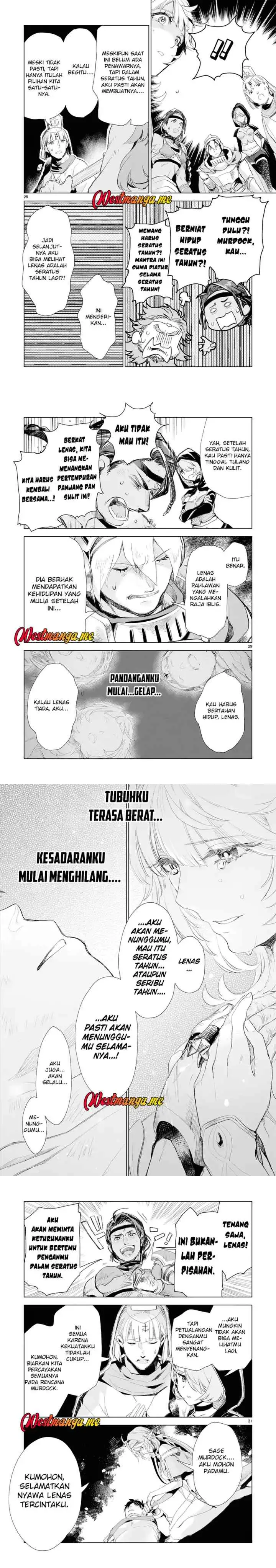 Elf Tsuma to Hajimeru Yuukyuu no Tabi ~Densetsu no Yuusha, Aisuru Elf to Tomoni 100-nen Mae ni Sukutta Sekai wo Tabisuru~ chapter 1 halaman 7