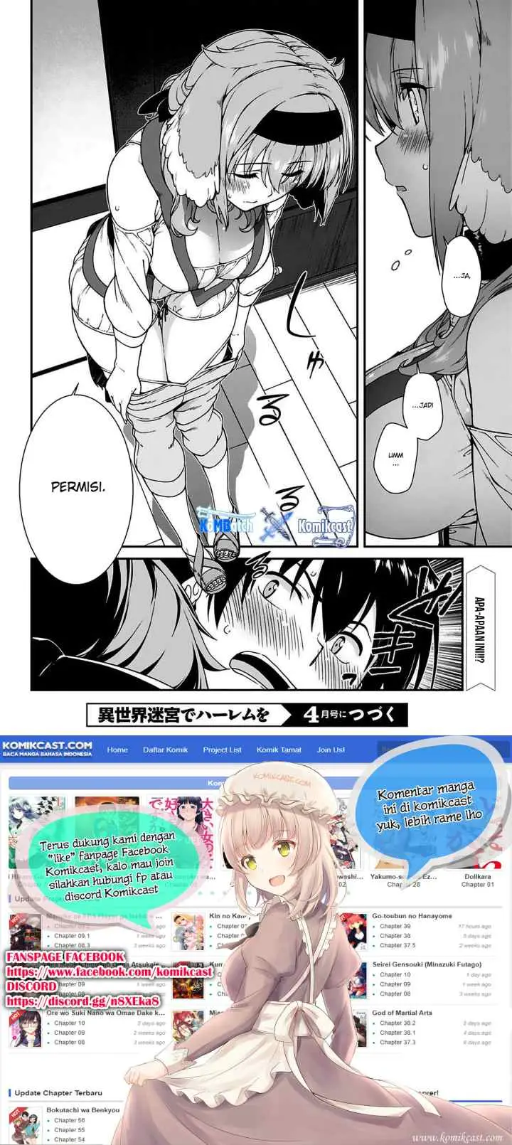 Isekai Meikyuu de Harem wo chapter 6.1 halaman 15