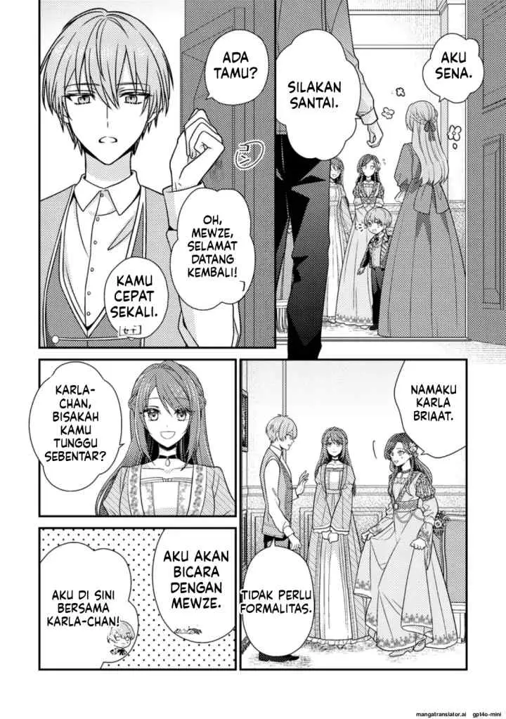 Heroine ga Kuru Mae ni Ninshin shimashita ~Tsunda Hazu no Akuyaku Reijou desuga, Douyara Chigau youdesu~ chapter 14.2 halaman 6