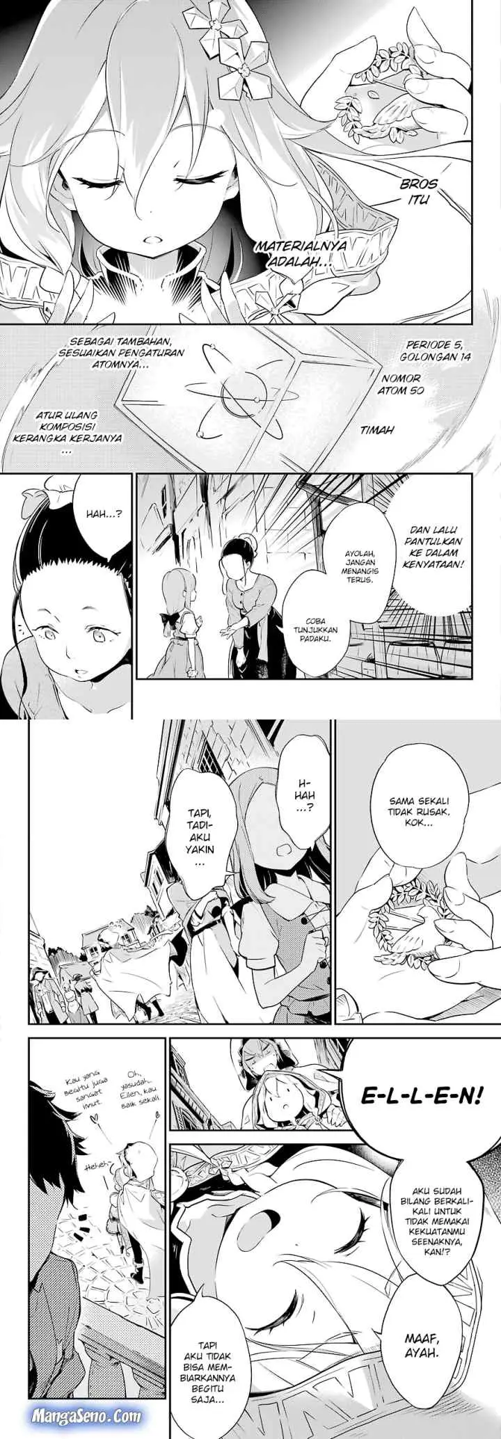 Chichi wa Eiyuu Haha wa Seirei Musume no Watashi wa Tenseisha chapter 1 halaman 5