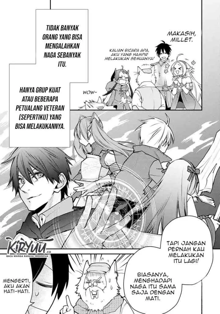 Saikyou no Madoshi. Hisa ni Ya wo Ukete Shimatta no de Inaka no Eihei ni Naru chapter 13.2 halaman 11