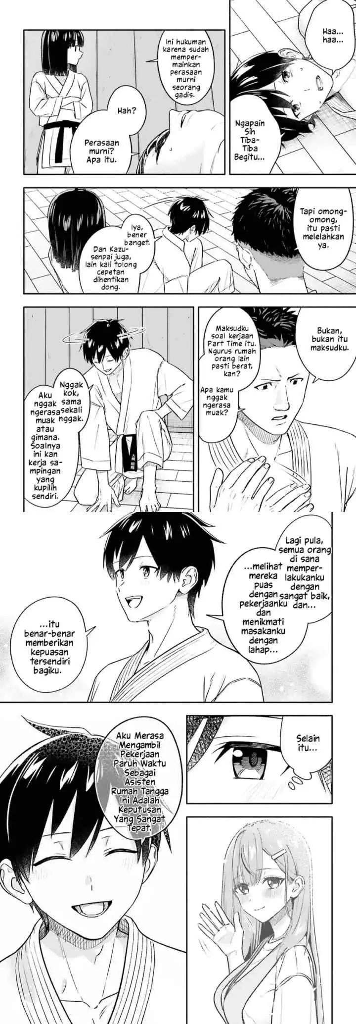 Kajidaikou no Arbeit wo Hajimetara Gakuen Ichi no Bishoujo no Kazoku ni Kiniirarechaimashita chapter 12 halaman 9