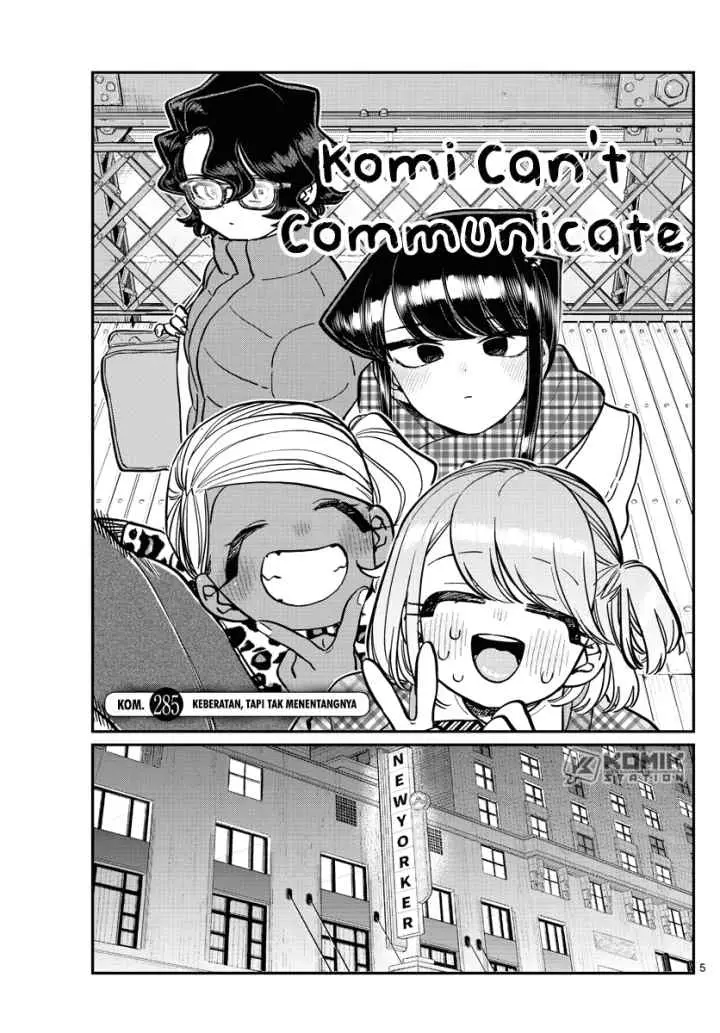 Komi-san wa Komyushou Desu chapter 285 halaman 6