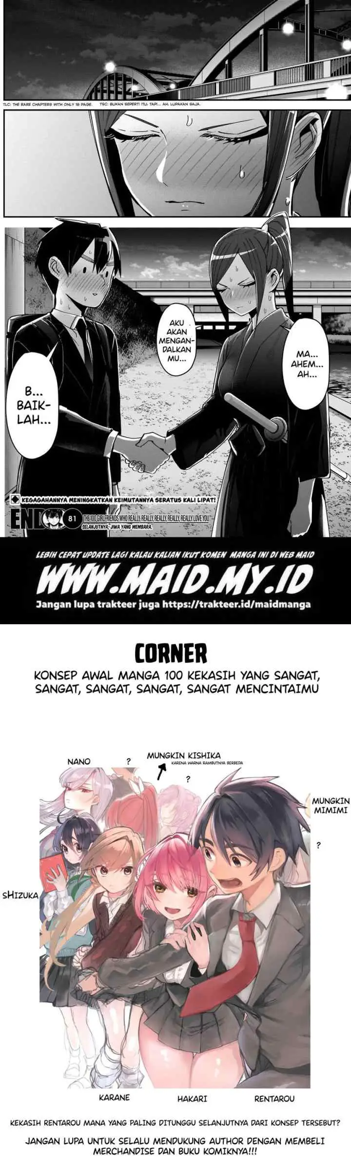 Kimi no Koto ga Dai Dai Dai Dai Daisuki na 100-ri no Kanojo chapter 81 halaman 10