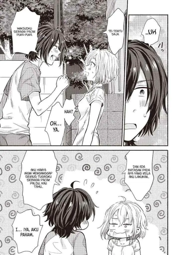 Nee, Mou Isso Tsukiacchau? Osananajimi no Bishoujo ni Tanomarete, Camo Kareshi Hajimemashita chapter 14 halaman 4