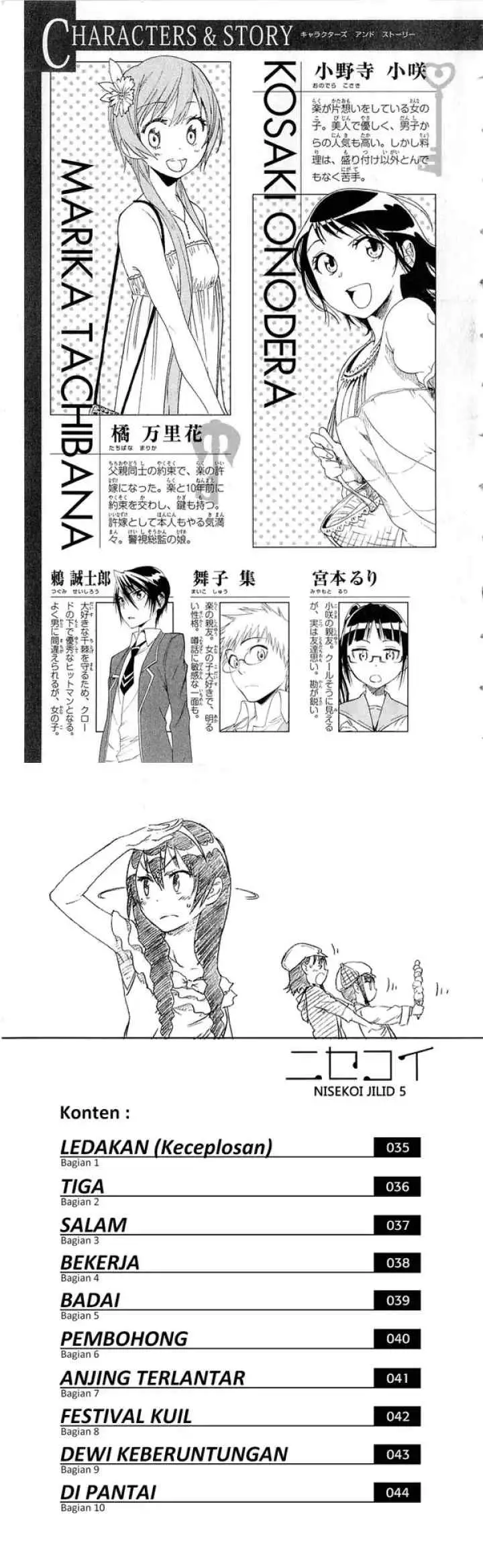 Nisekoi chapter 35 halaman 5