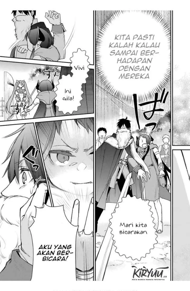 Saikyou no Madoshi. Hisa ni Ya wo Ukete Shimatta no de Inaka no Eihei ni Naru chapter 14.2 halaman 9