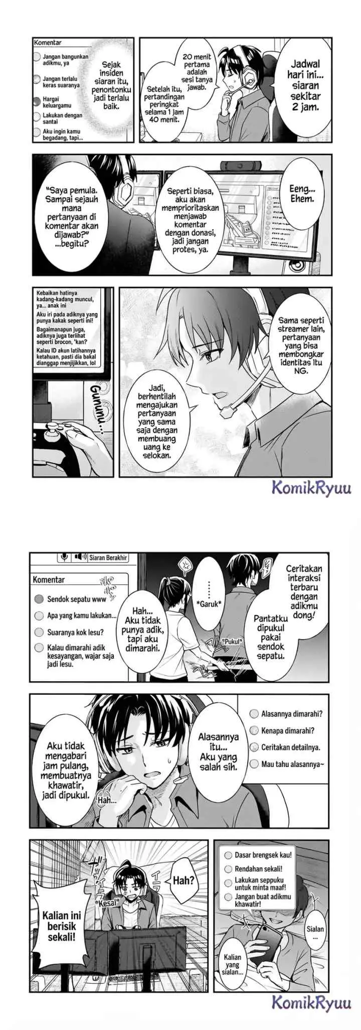 Aori-kei Game Haishinsha (Hatachi), Haishin no Kiri Wasure ni Yori Ii Hito Baresuru chapter 6 halaman 9