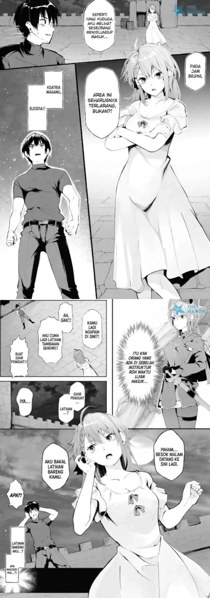 Ippan Heishi ga Tensei Tokuten ni -Mugen Saisei- wo Moratta Kekka, Amata no Bijo ni Nerawareta chapter 1 halaman 9