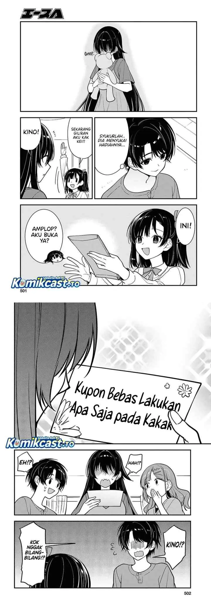 Tonari no Seki no Yankee Shimizu-san ga Kami o Kuroku Sometekita chapter 18 halaman 14