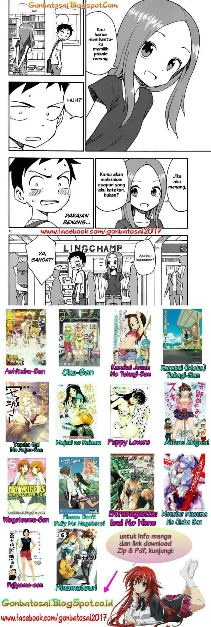 Karakai Jouzu no Takagi-san chapter 38 halaman 10