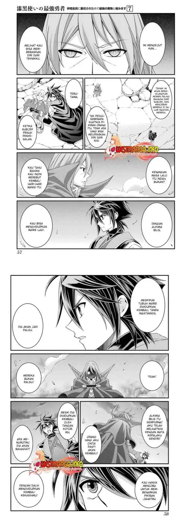 Shikkoku Tsukai no Saikyo Yusha Nakama Zen'in ni Uragira Retanode Saikyo no Mamono chapter 33 halaman 14