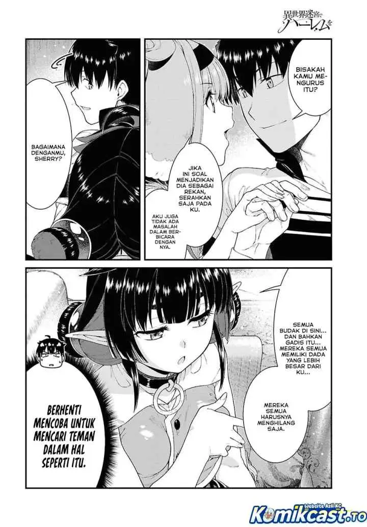 Isekai Meikyuu de Harem wo chapter 102 halaman 13