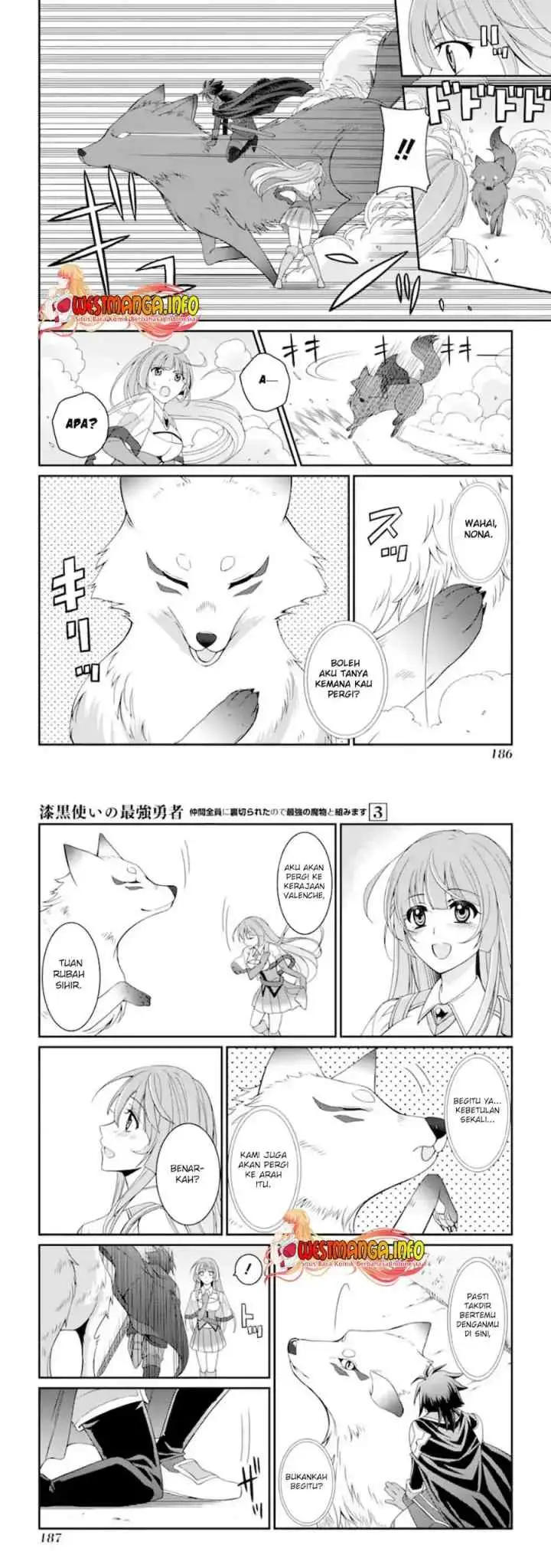 Shikkoku Tsukai no Saikyo Yusha Nakama Zen'in ni Uragira Retanode Saikyo no Mamono chapter 13 halaman 9
