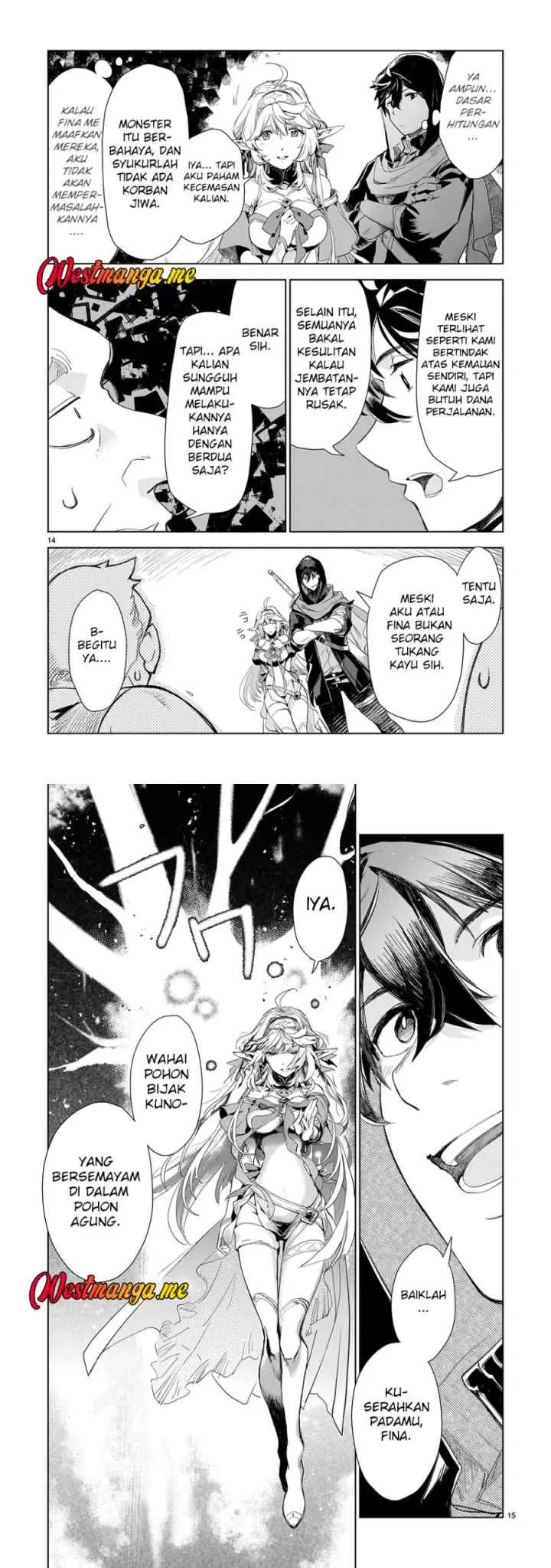 Elf Tsuma to Hajimeru Yuukyuu no Tabi ~Densetsu no Yuusha, Aisuru Elf to Tomoni 100-nen Mae ni Sukutta Sekai wo Tabisuru~ chapter 3 halaman 8