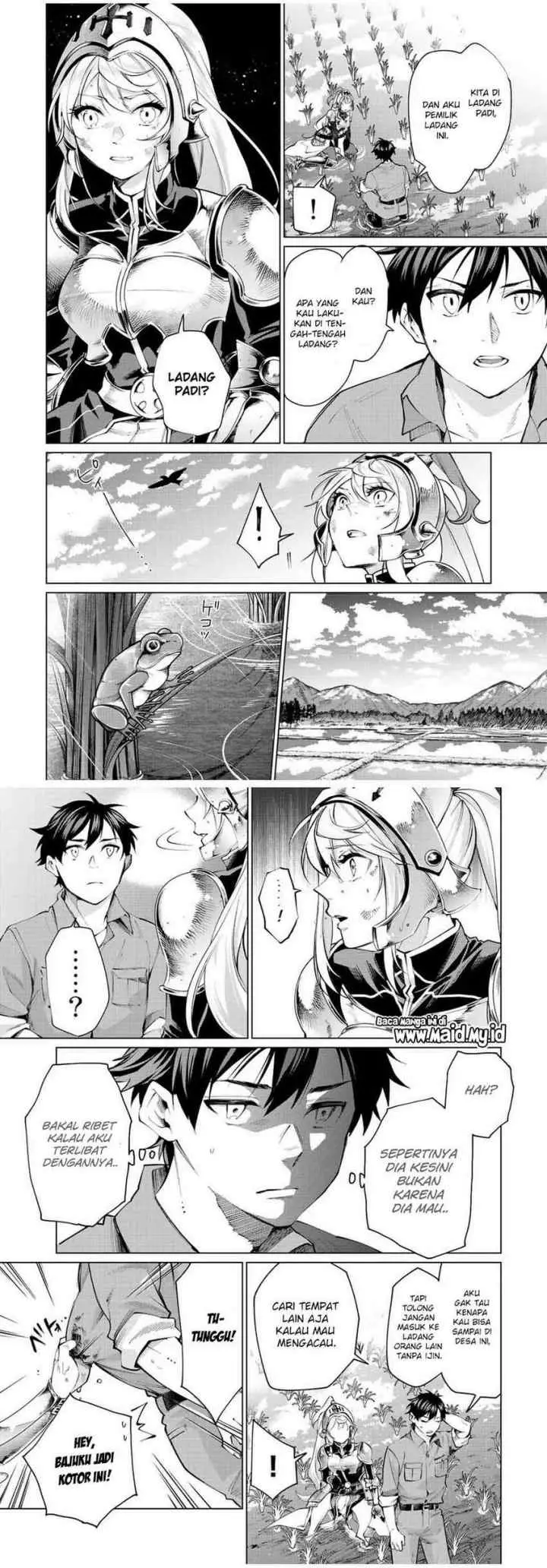 Tanbo de Hirotta Onna Kishi, Inaka de Ore no Yome da to Omowareteiru chapter 1 halaman 8