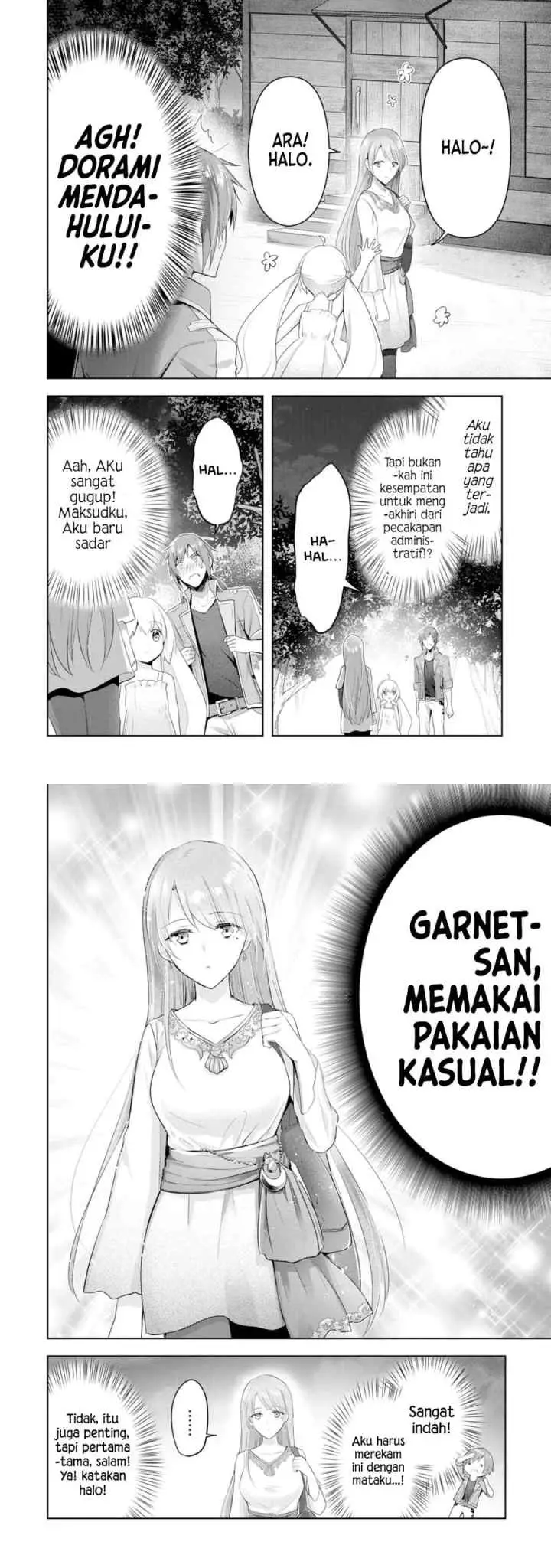 Uketsukejo ni Kokuhaku Shitakute Girudo ni Kayoitsumetara Eiyu ni Natteta chapter 3 halaman 8