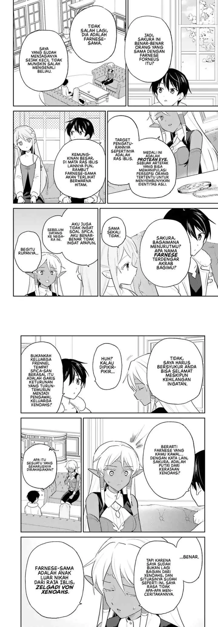 Isekai wa Smartphone to Tomo ni chapter 110 halaman 4