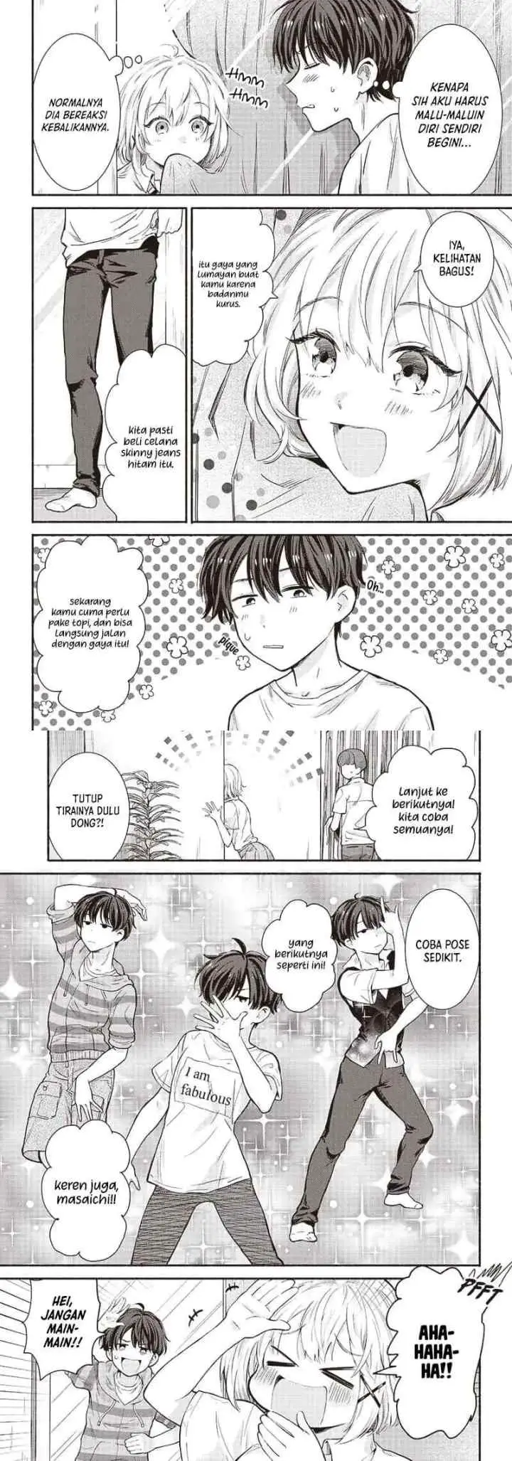 Nee, Mou Isso Tsukiacchau? Osananajimi no Bishoujo ni Tanomarete, Camo Kareshi Hajimemashita chapter 16 halaman 6