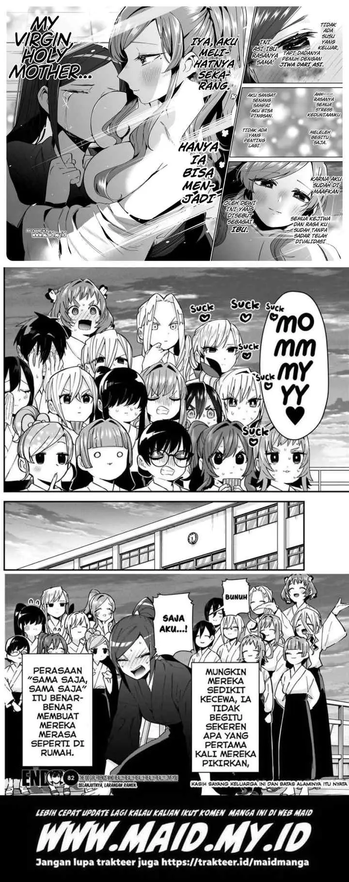 Kimi no Koto ga Dai Dai Dai Dai Daisuki na 100-ri no Kanojo chapter 82 halaman 11