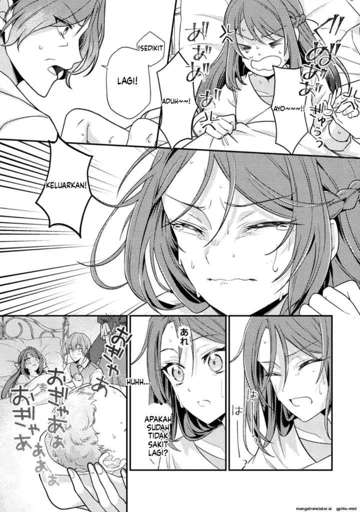 Heroine ga Kuru Mae ni Ninshin shimashita ~Tsunda Hazu no Akuyaku Reijou desuga, Douyara Chigau youdesu~ chapter 9.3 halaman 9