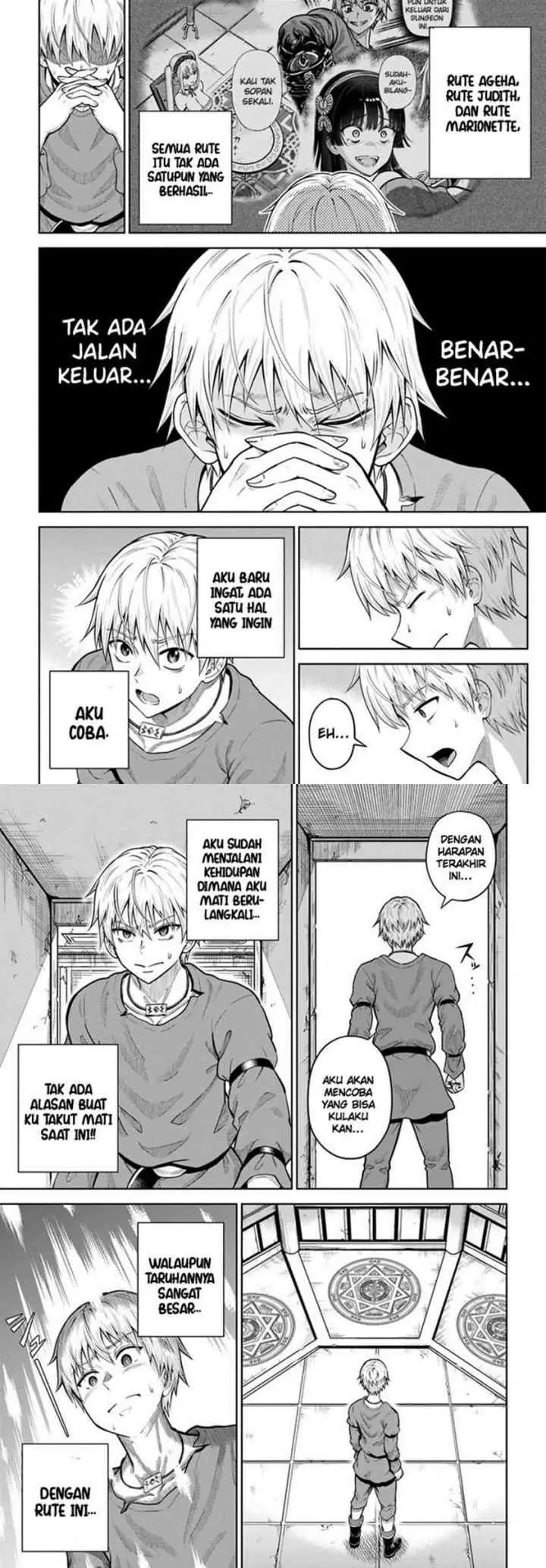 Dungeon ni Hisomu Yandere na Kanojo ni Ore wa Nando mo Korosareru chapter 8 halaman 14