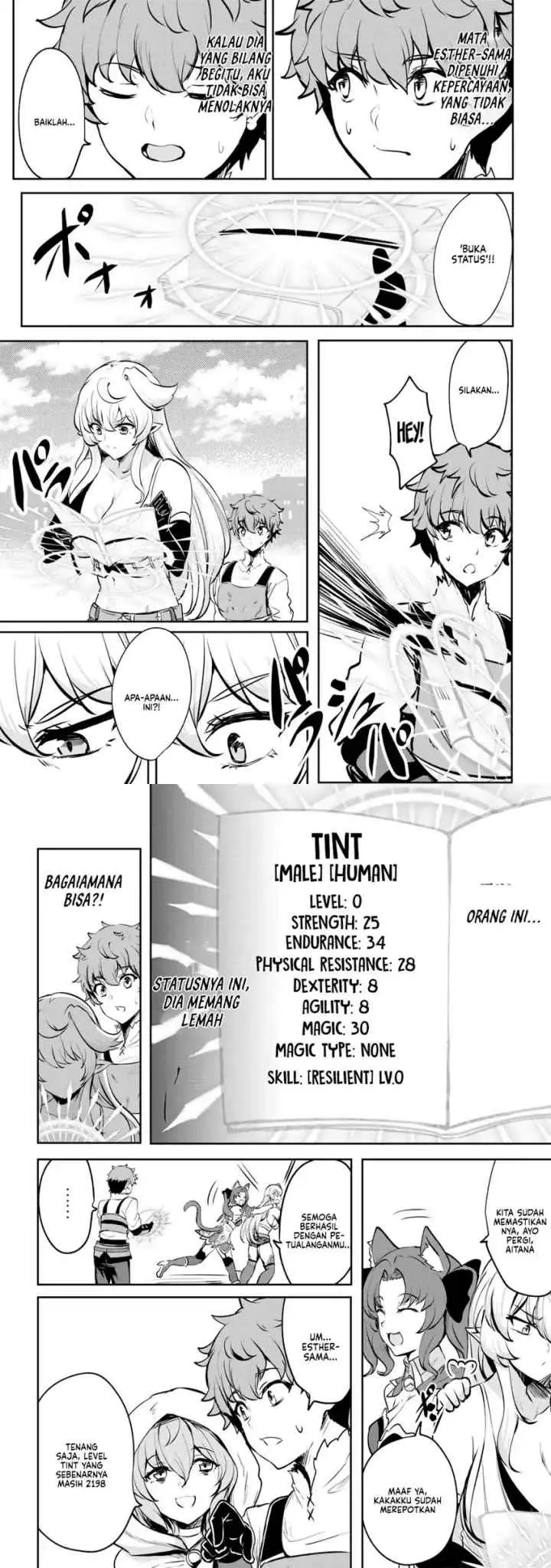 Dore dake Doryoku Shite mo Mannen Level 0 no Ore wa Tsuihou Sareta chapter 7 halaman 9