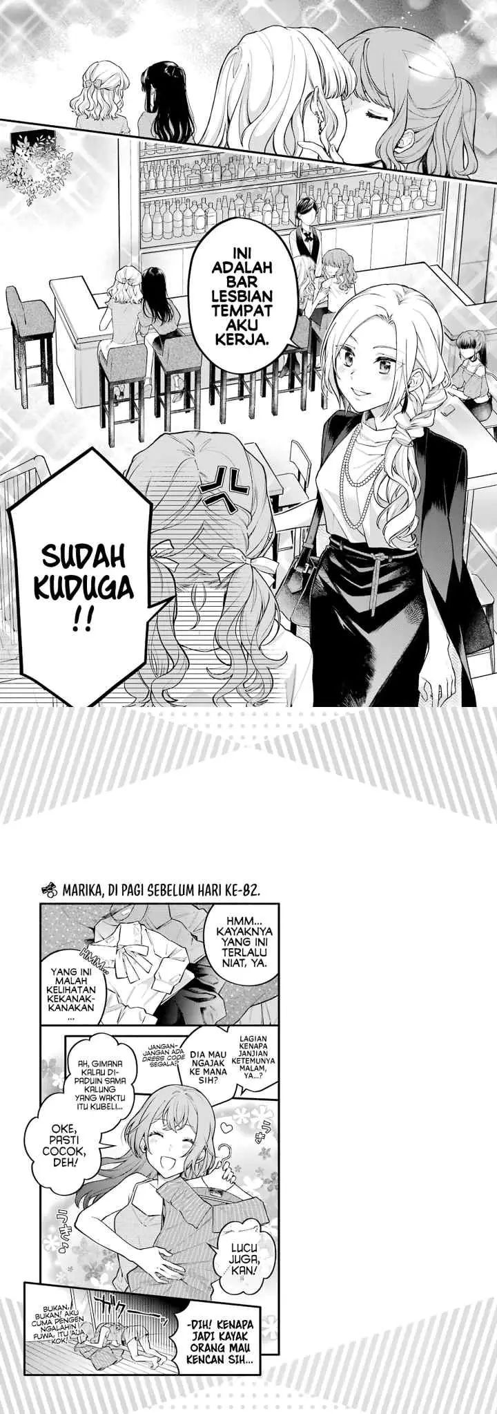 Onna Doushi to ka Arienai deshou to Iiharu Onna no ko wo, Hyakunichi kan de Tetteiteki ni Otosu Yuri no Ohanashi chapter 4 halaman 18