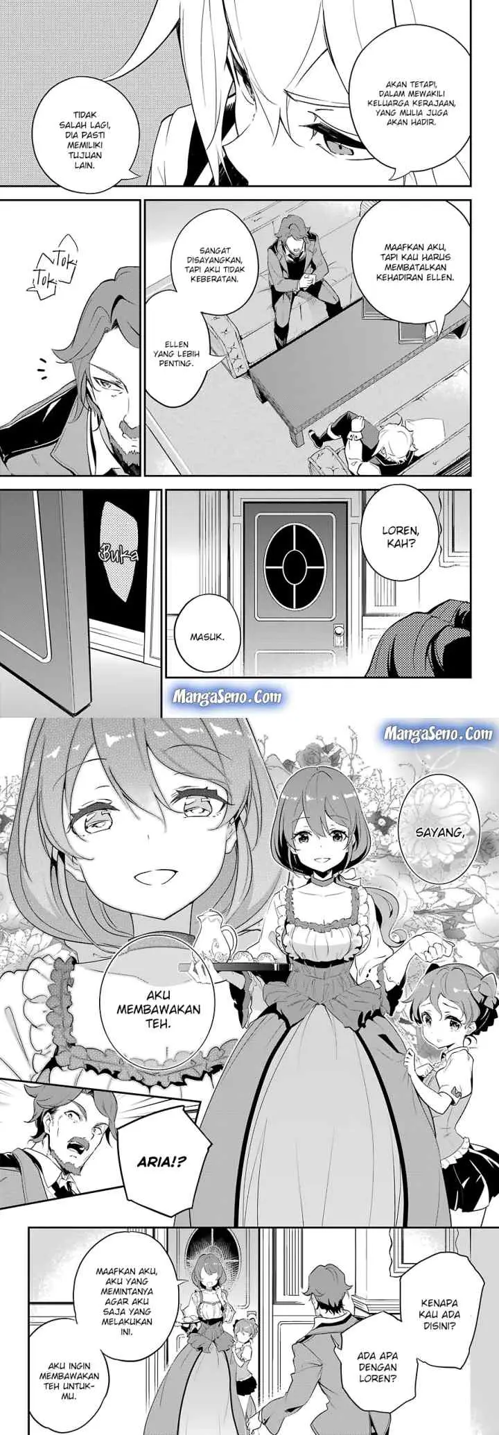 Chichi wa Eiyuu Haha wa Seirei Musume no Watashi wa Tenseisha chapter 11 halaman 7