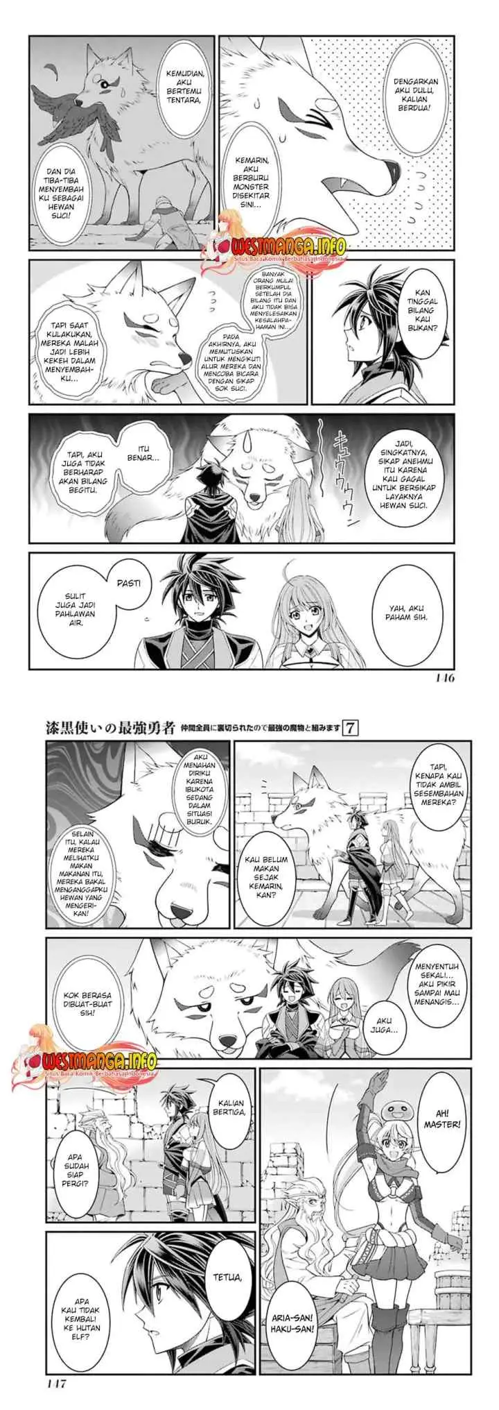 Shikkoku Tsukai no Saikyo Yusha Nakama Zen'in ni Uragira Retanode Saikyo no Mamono chapter 36 halaman 10