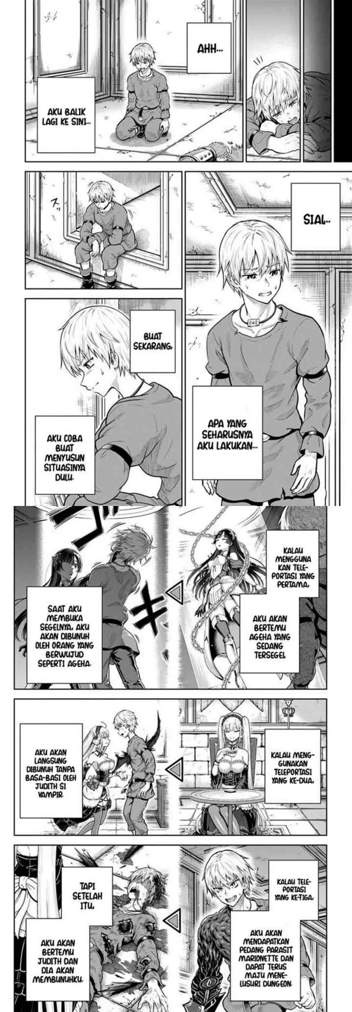 Dungeon ni Hisomu Yandere na Kanojo ni Ore wa Nando mo Korosareru chapter 8 halaman 7