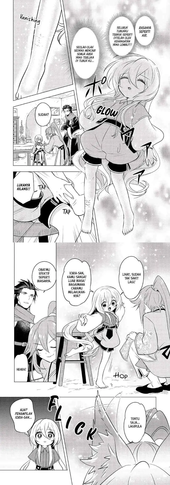 Tensei-saki wa Moumoku Youjo deshita: Zense no Kioku to Mahou wo Tayori ni Ikinobimasu chapter 7 halaman 9