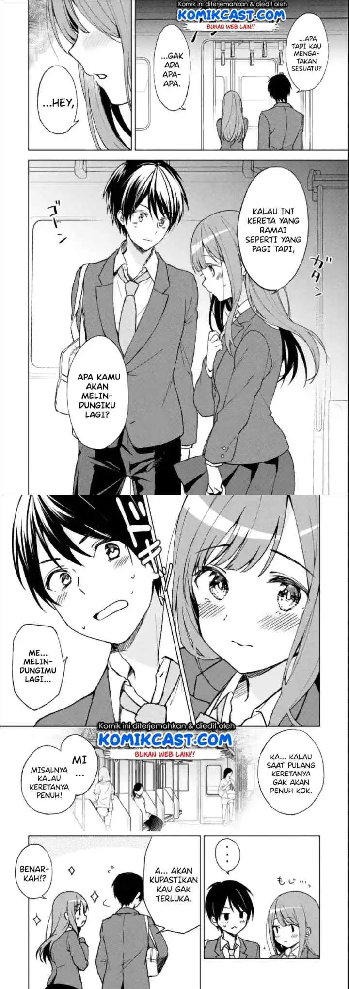 Chikan Saresou ni Natteiru S-kyuu Bishoujo wo Tasuketara Tonari no Seki no Osanajimi datta chapter 3 halaman 8