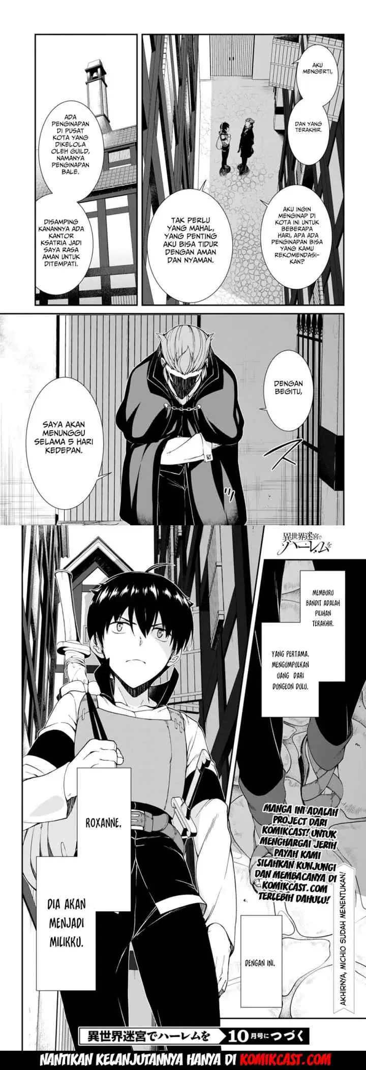 Isekai Meikyuu de Harem wo chapter 4.1 halaman 16